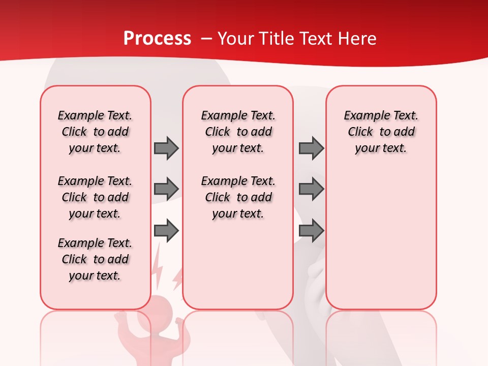 Angry Model Screaming PowerPoint Template