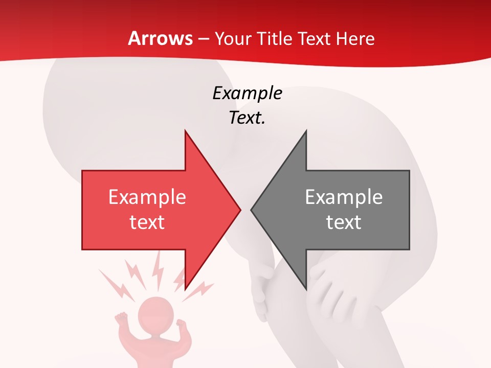 Angry Model Screaming PowerPoint Template
