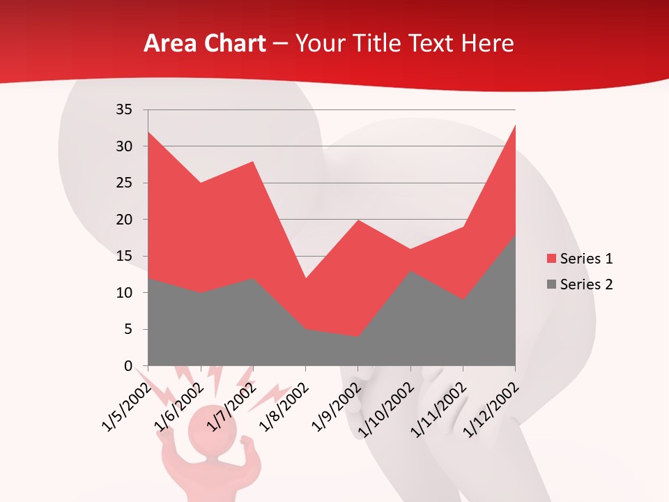 Angry Model Screaming PowerPoint Template