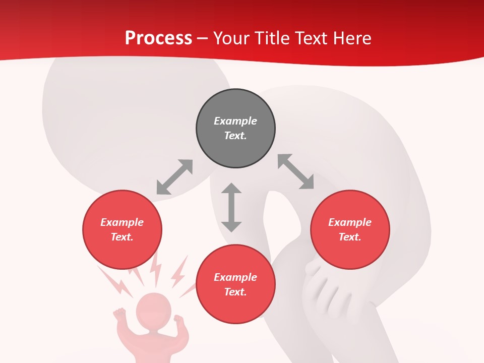Angry Model Screaming PowerPoint Template