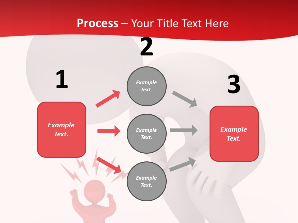 Angry Model Screaming PowerPoint Template