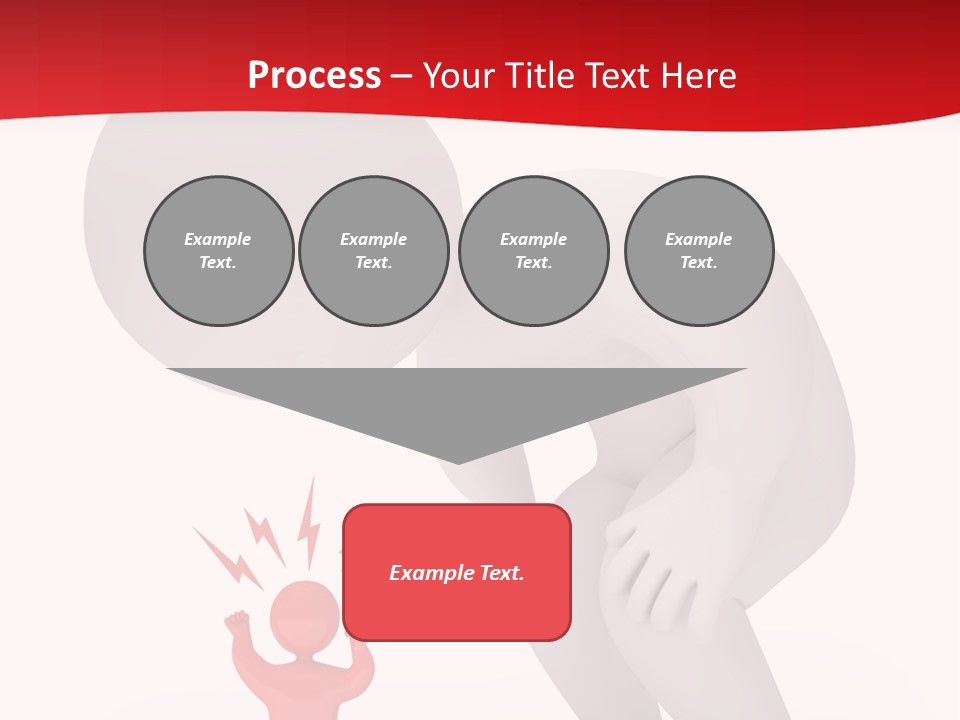 Angry Model Screaming PowerPoint Template
