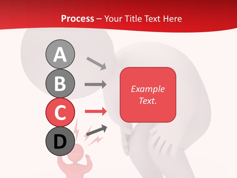 Angry Model Screaming PowerPoint Template