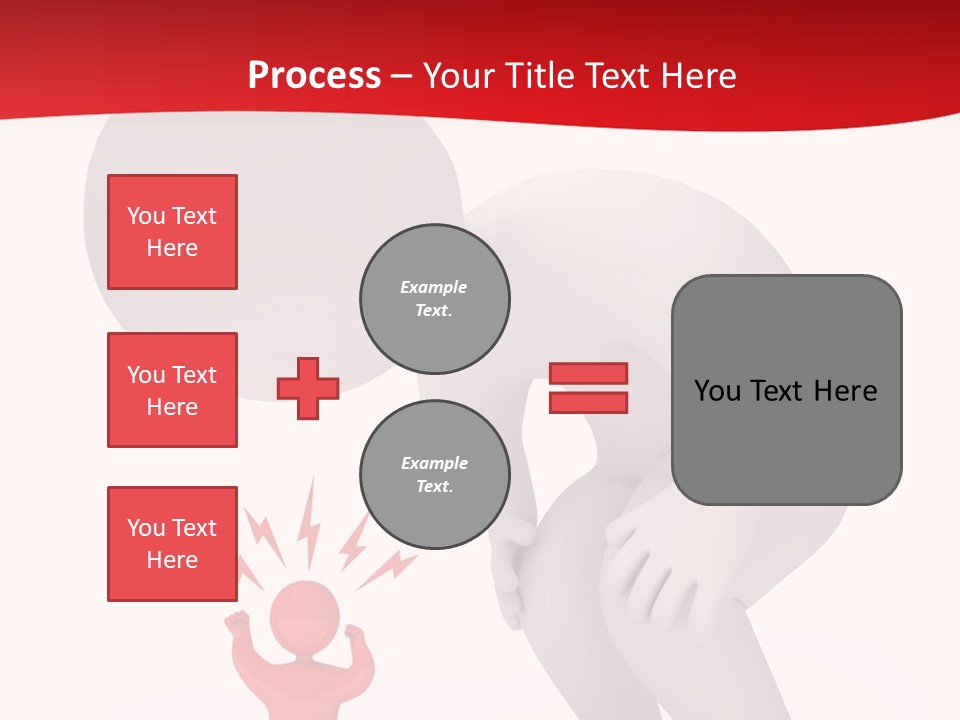 Angry Model Screaming PowerPoint Template
