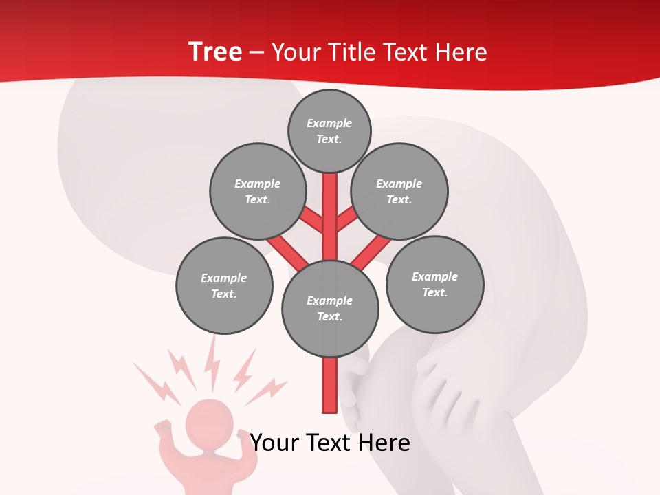 Angry Model Screaming PowerPoint Template