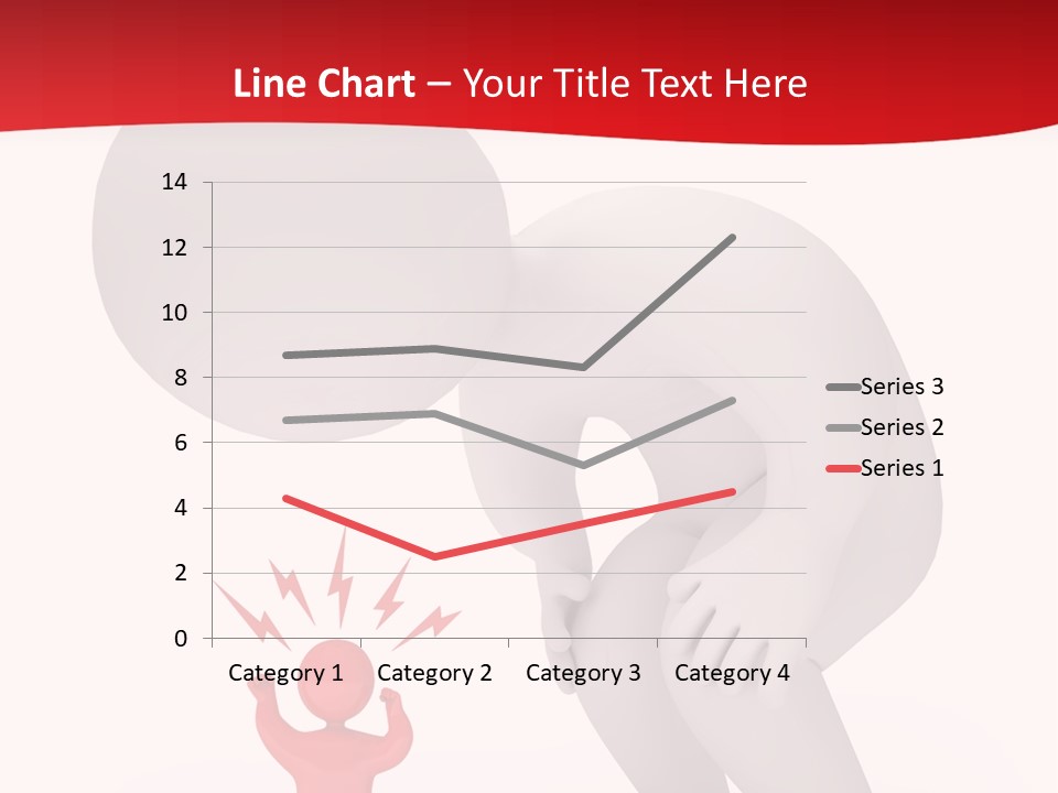 Angry Model Screaming PowerPoint Template