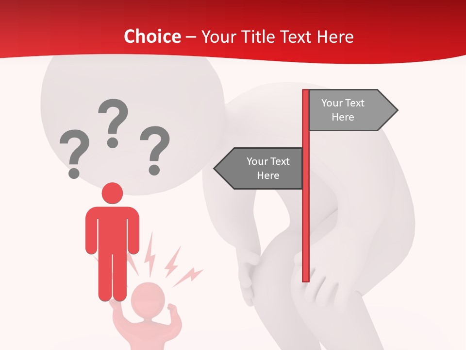 Angry Model Screaming PowerPoint Template