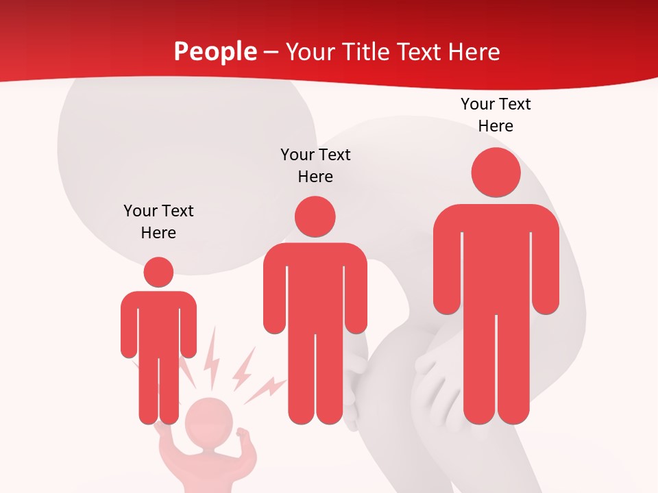 Angry Model Screaming PowerPoint Template