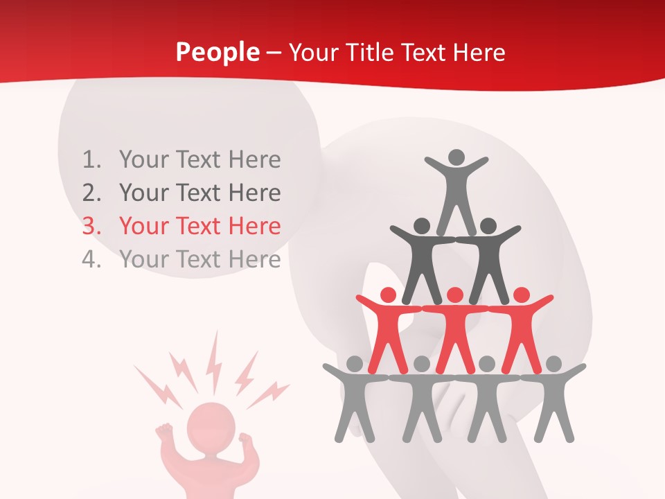 Angry Model Screaming PowerPoint Template