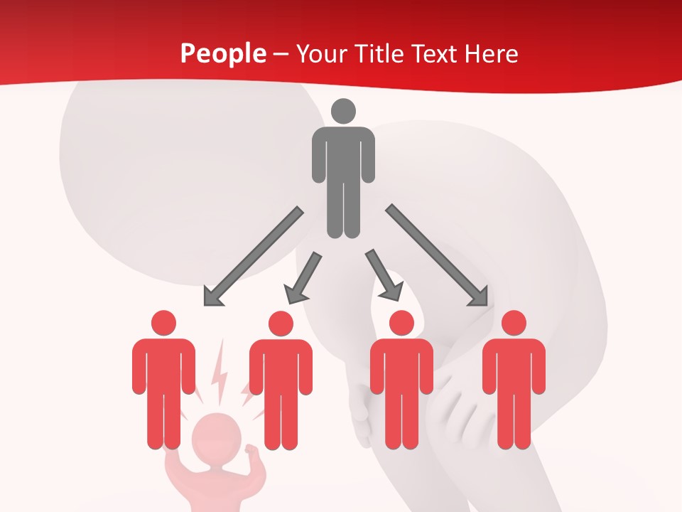 Angry Model Screaming PowerPoint Template