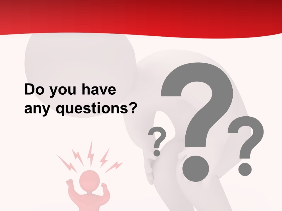 Angry Model Screaming PowerPoint Template