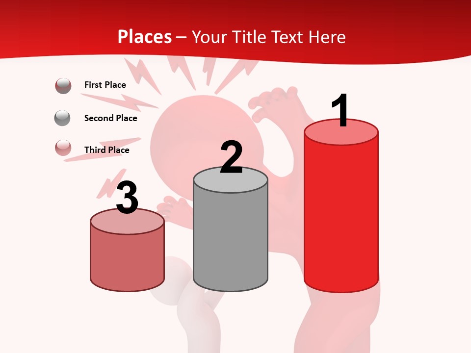 Sad Model Isolation PowerPoint Template
