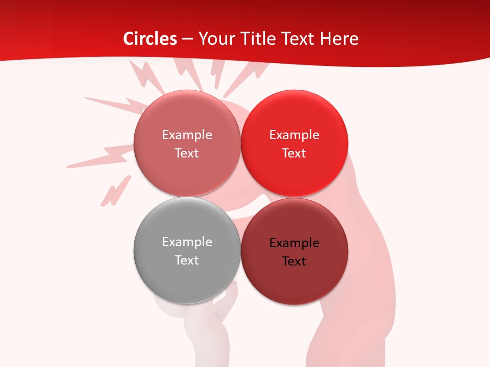 Sad Model Isolation PowerPoint Template