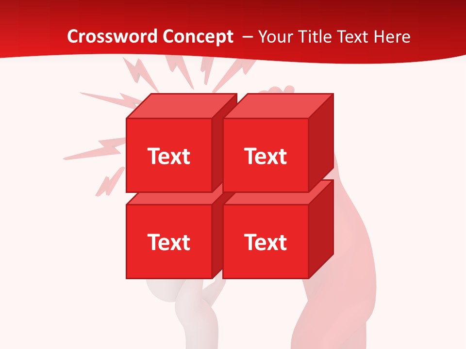 Sad Model Isolation PowerPoint Template