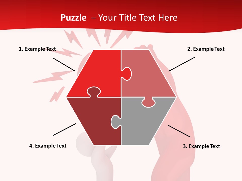 Sad Model Isolation PowerPoint Template