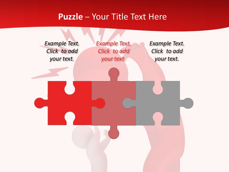 Sad Model Isolation PowerPoint Template