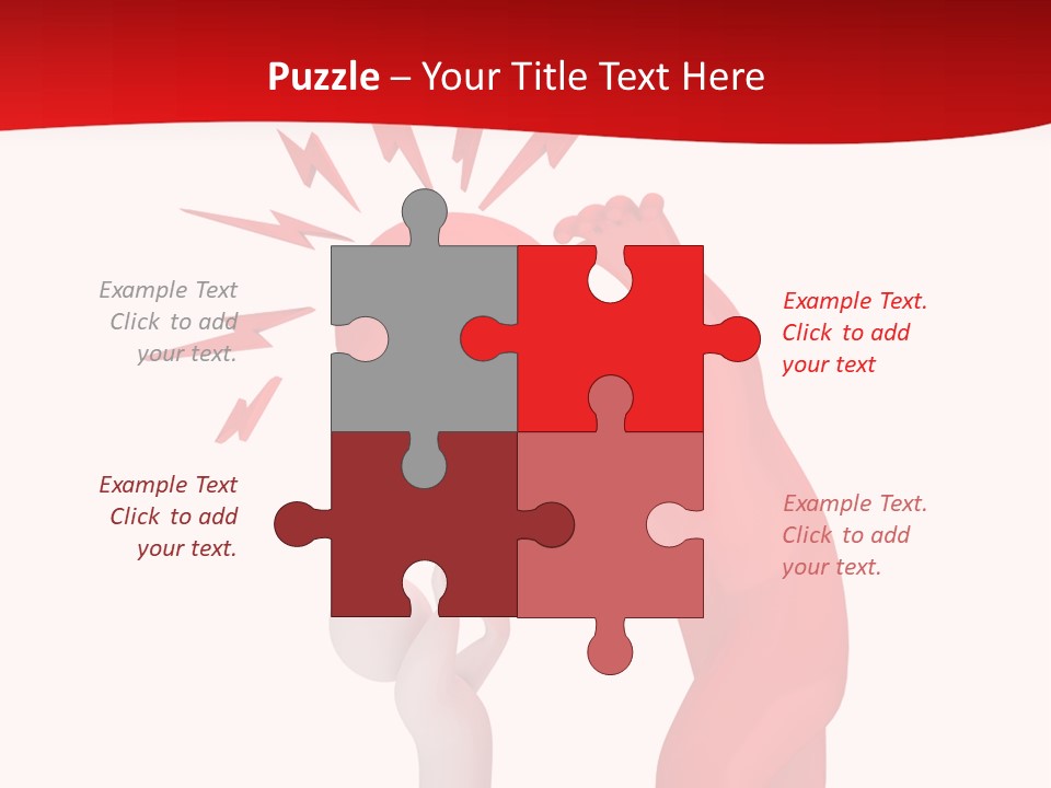 Sad Model Isolation PowerPoint Template