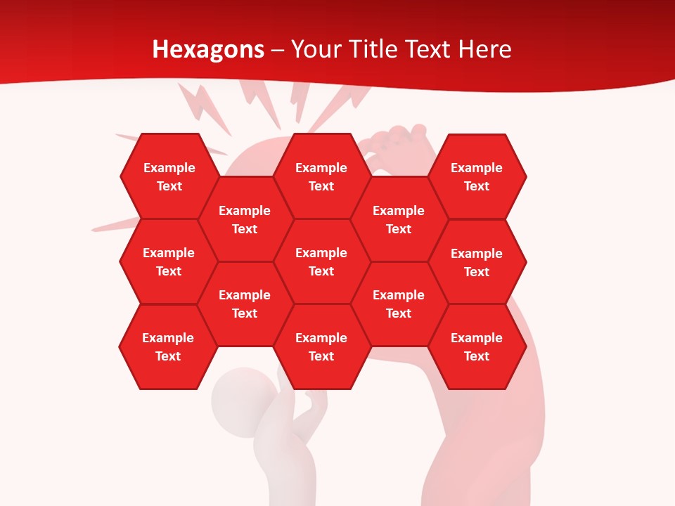 Sad Model Isolation PowerPoint Template