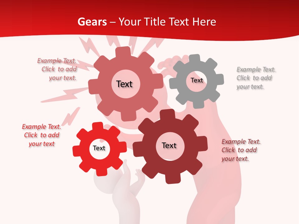 Sad Model Isolation PowerPoint Template