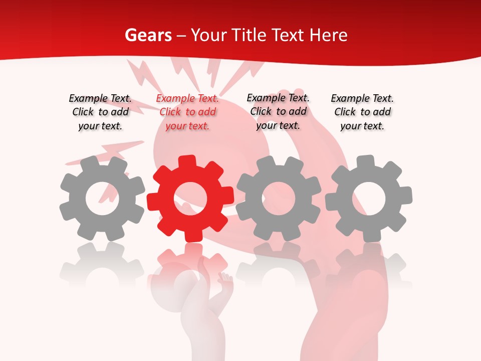 Sad Model Isolation PowerPoint Template