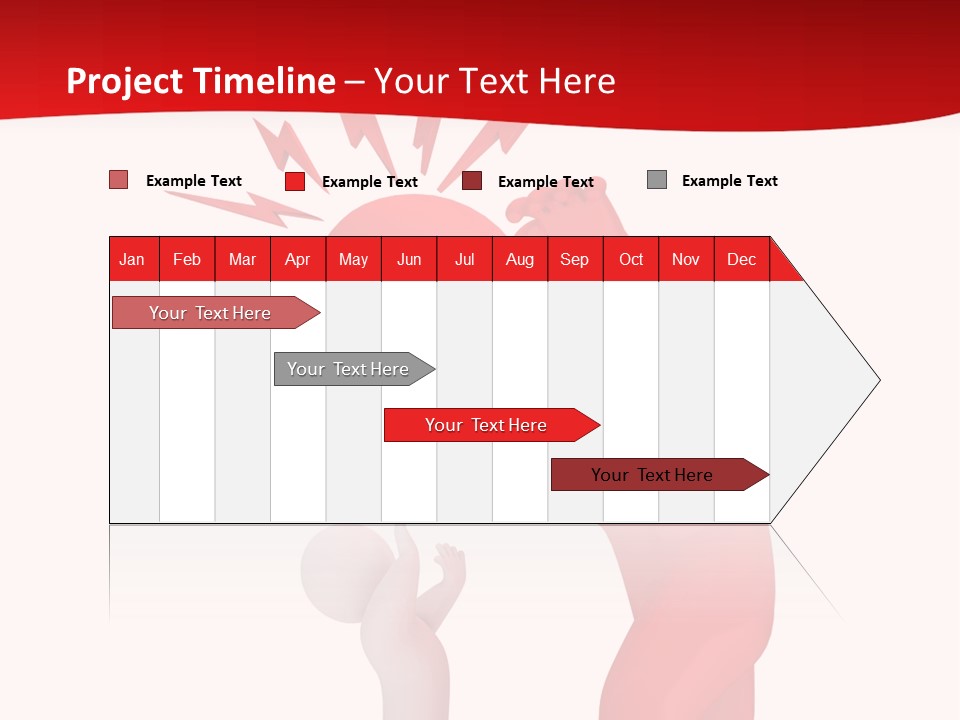 Sad Model Isolation PowerPoint Template