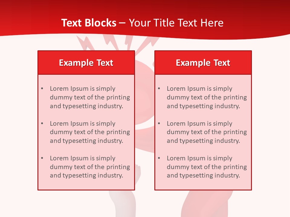 Sad Model Isolation PowerPoint Template