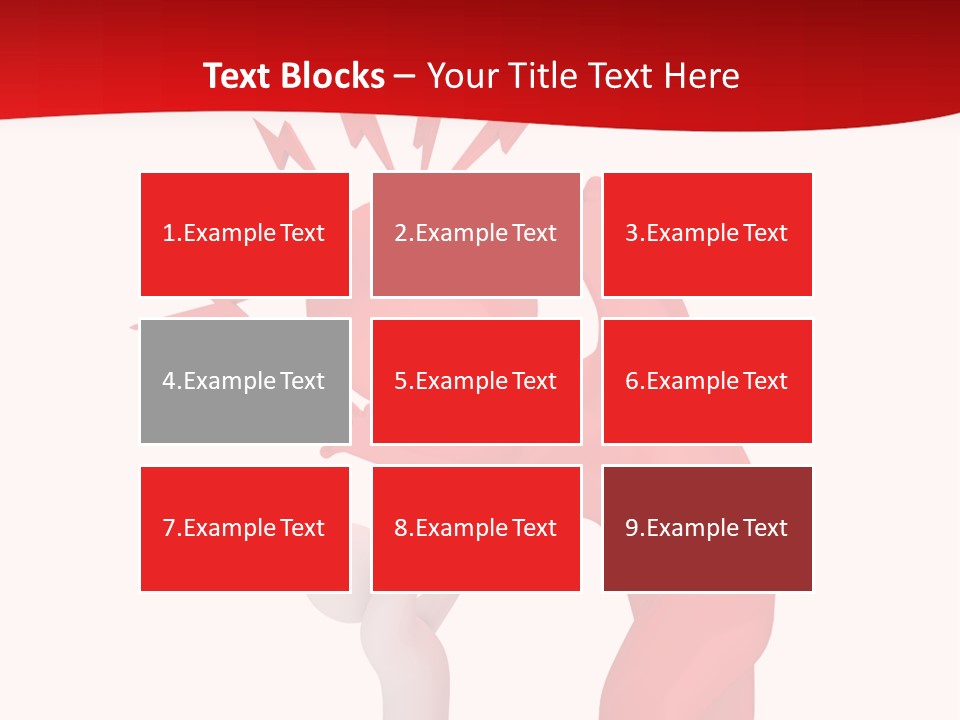 Sad Model Isolation PowerPoint Template