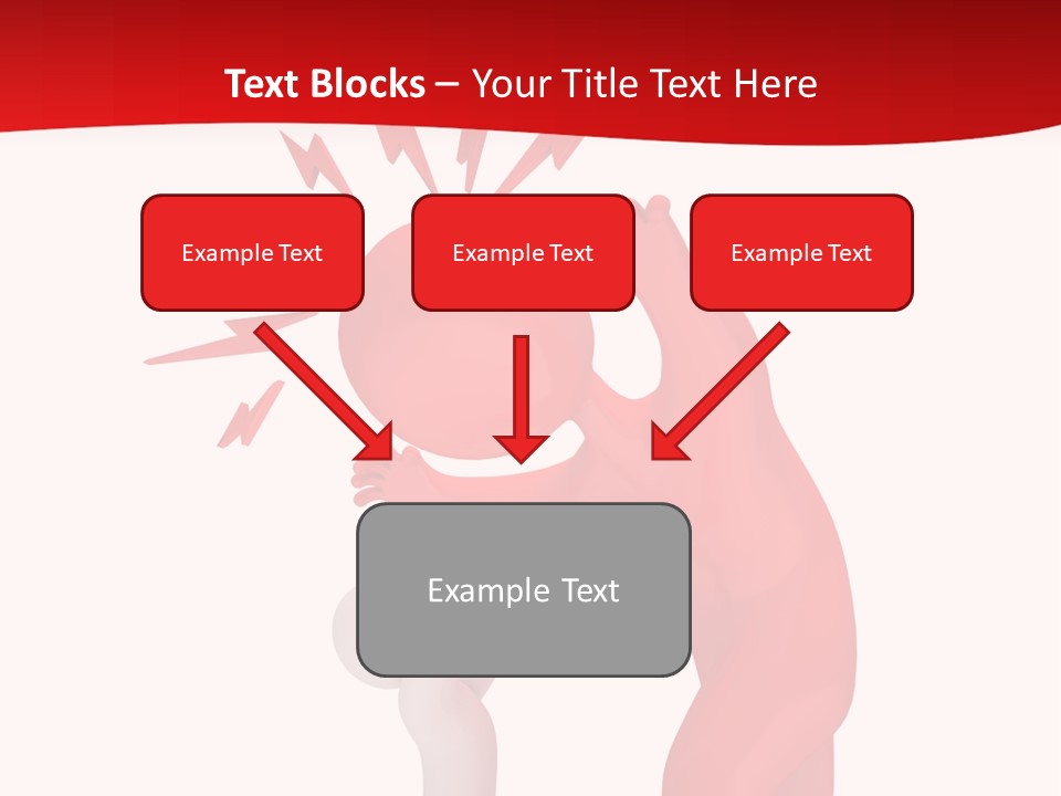 Sad Model Isolation PowerPoint Template
