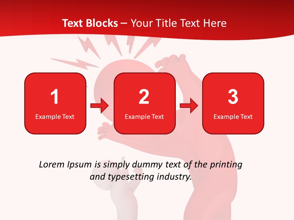 Sad Model Isolation PowerPoint Template