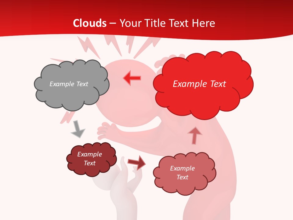 Sad Model Isolation PowerPoint Template