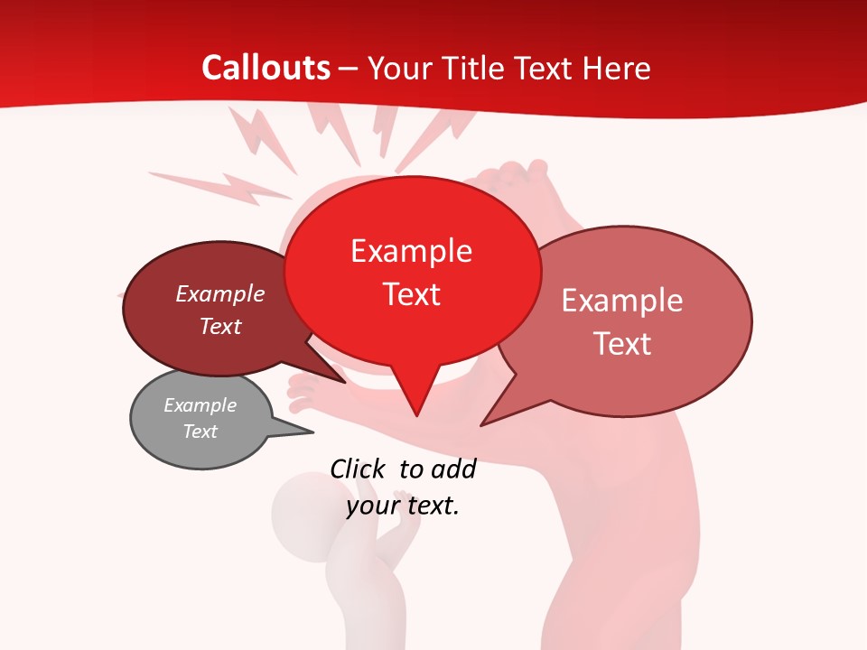 Sad Model Isolation PowerPoint Template