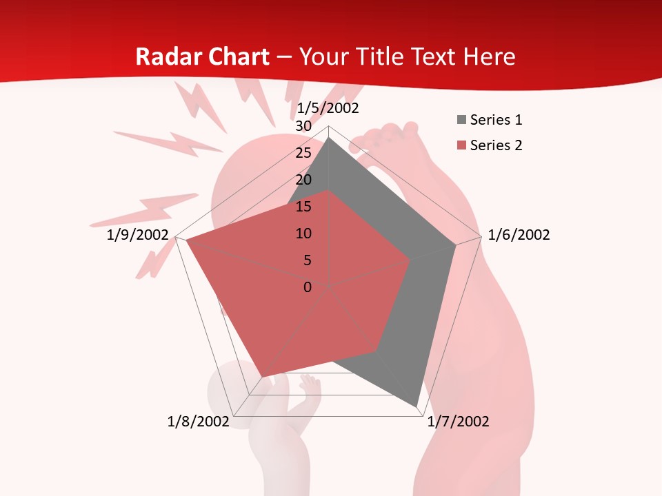 Sad Model Isolation PowerPoint Template