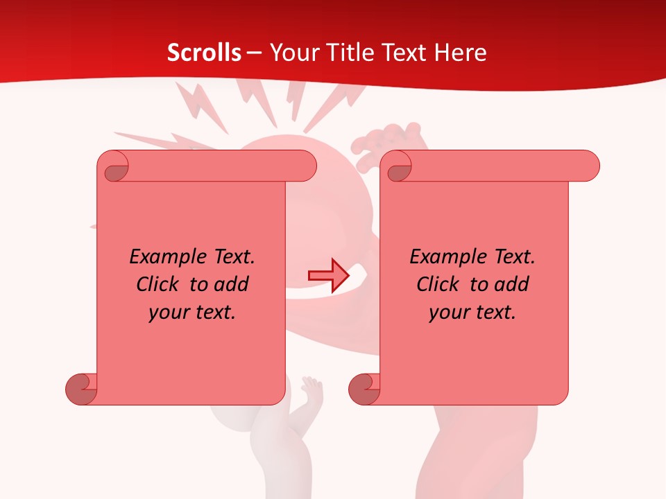 Sad Model Isolation PowerPoint Template