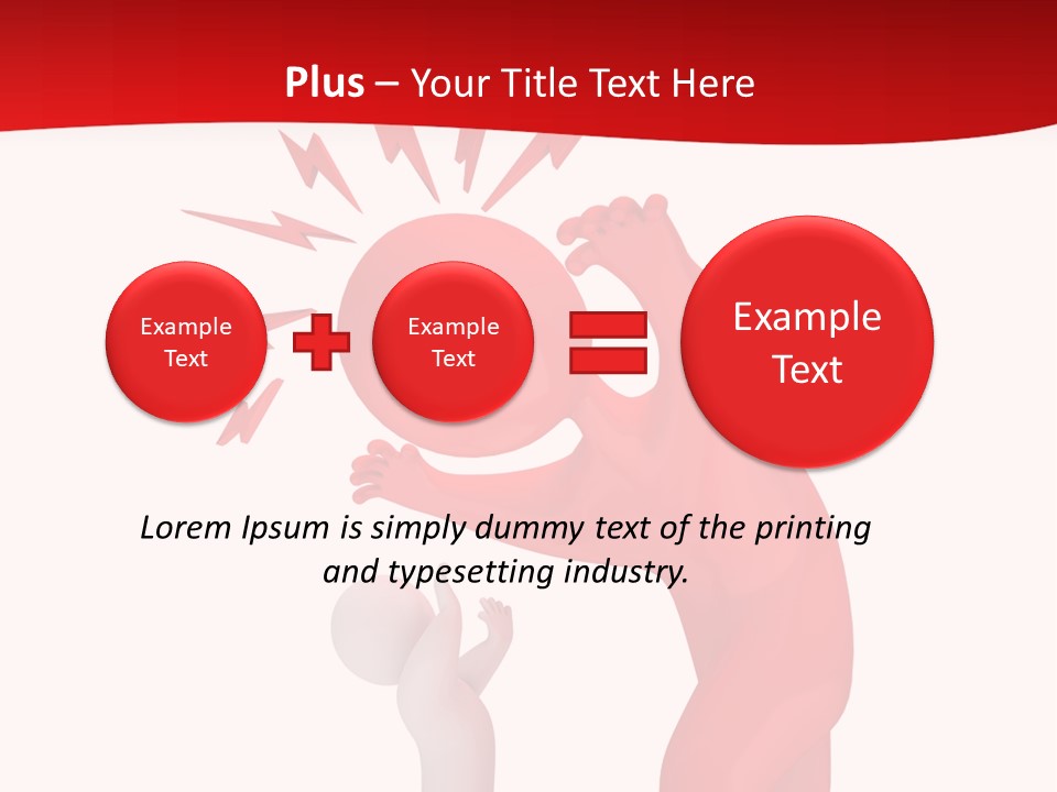 Sad Model Isolation PowerPoint Template