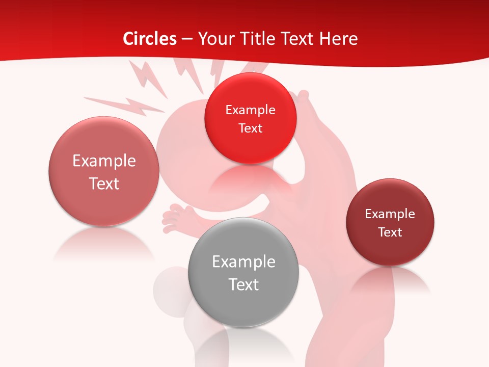 Sad Model Isolation PowerPoint Template