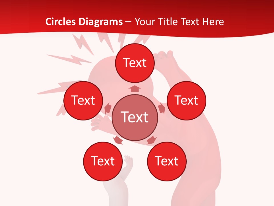 Sad Model Isolation PowerPoint Template