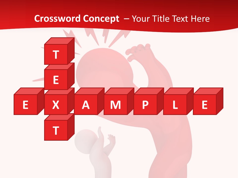 Sad Model Isolation PowerPoint Template