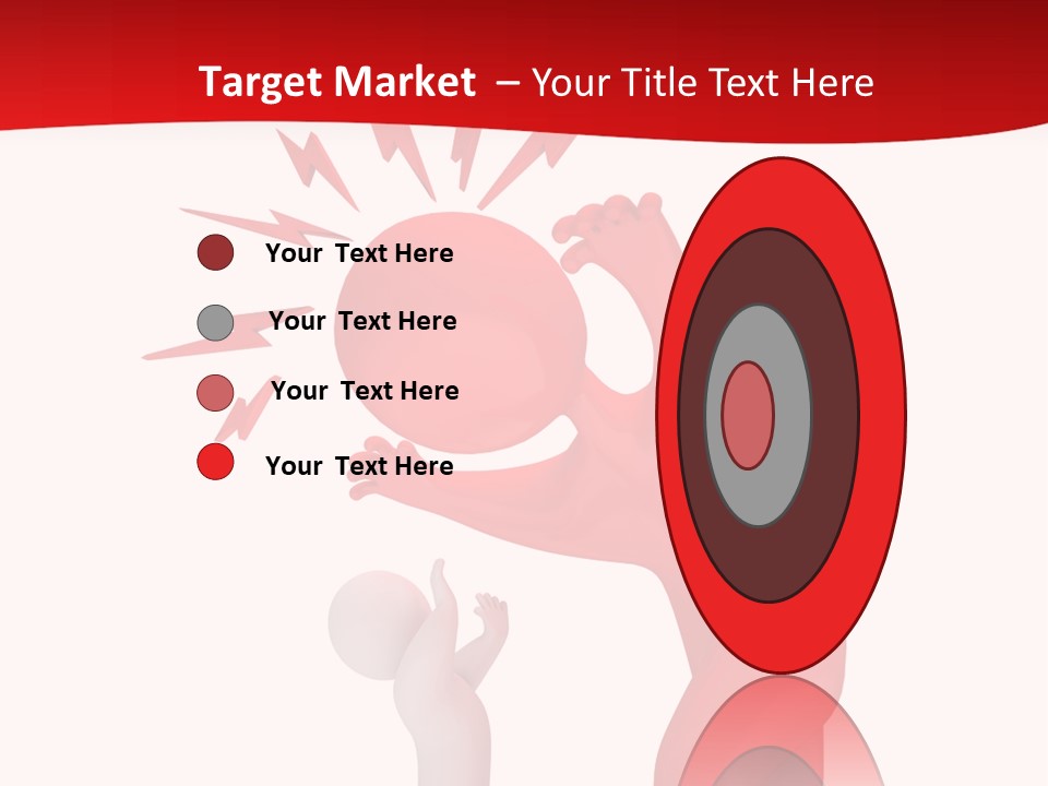 Sad Model Isolation PowerPoint Template