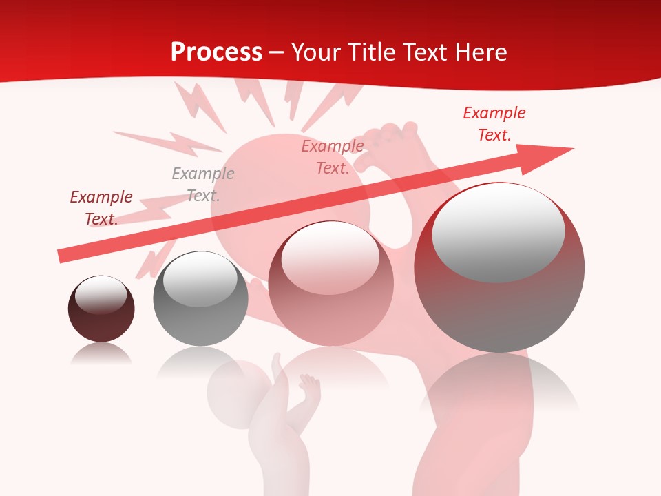 Sad Model Isolation PowerPoint Template
