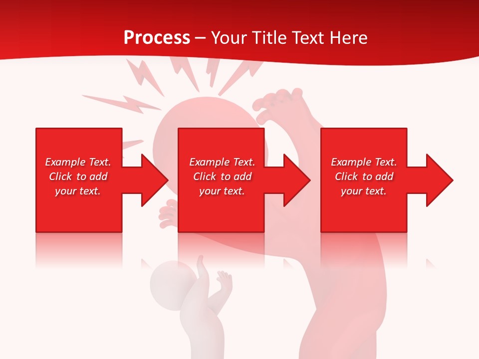 Sad Model Isolation PowerPoint Template