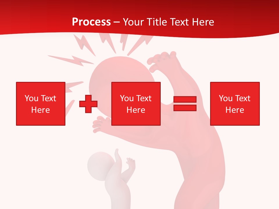 Sad Model Isolation PowerPoint Template