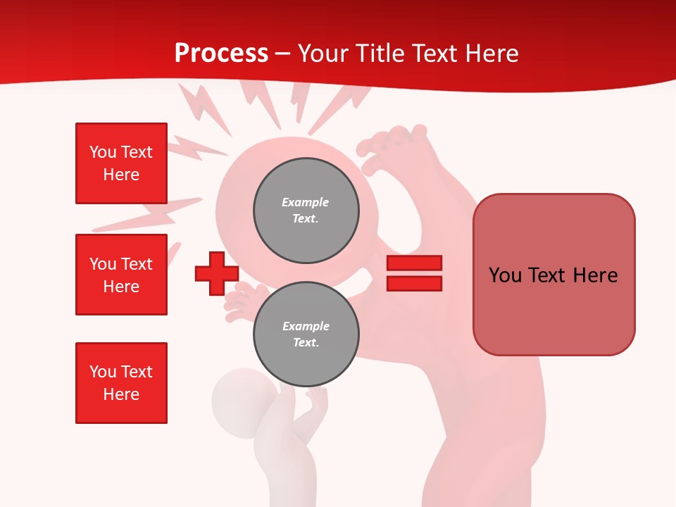 Sad Model Isolation PowerPoint Template