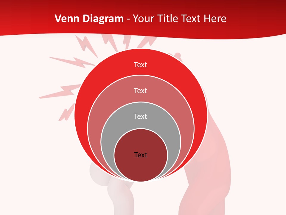 Sad Model Isolation PowerPoint Template