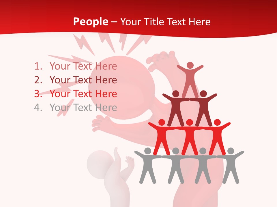 Sad Model Isolation PowerPoint Template