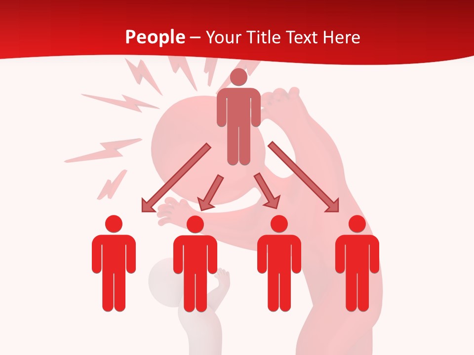 Sad Model Isolation PowerPoint Template