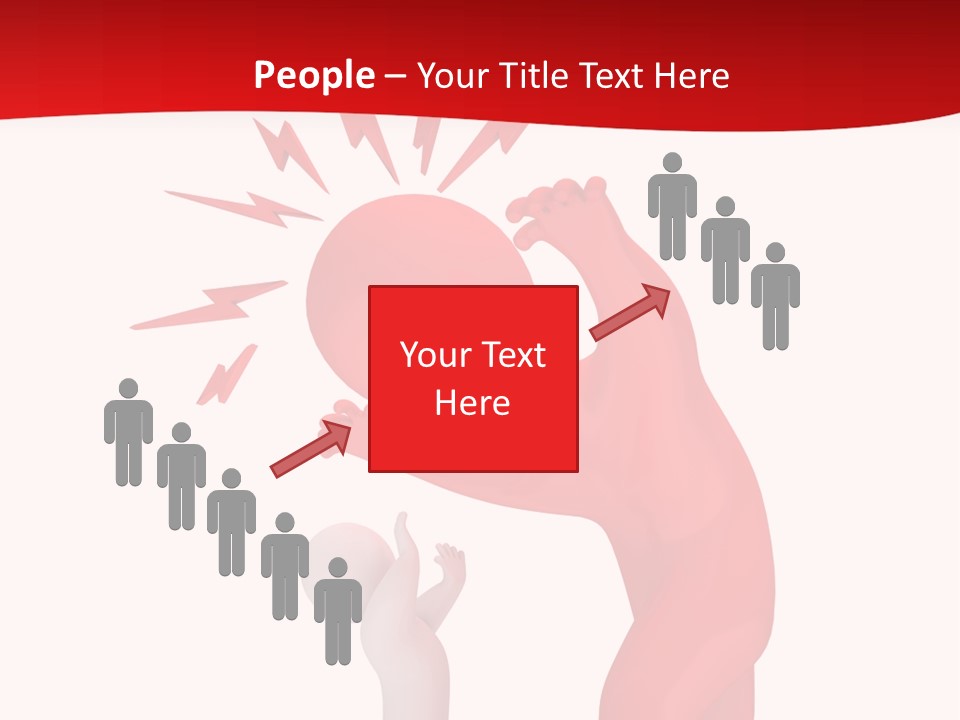 Sad Model Isolation PowerPoint Template