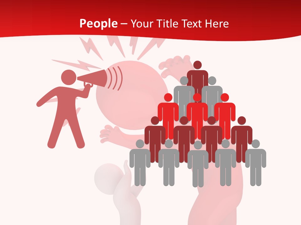 Sad Model Isolation PowerPoint Template