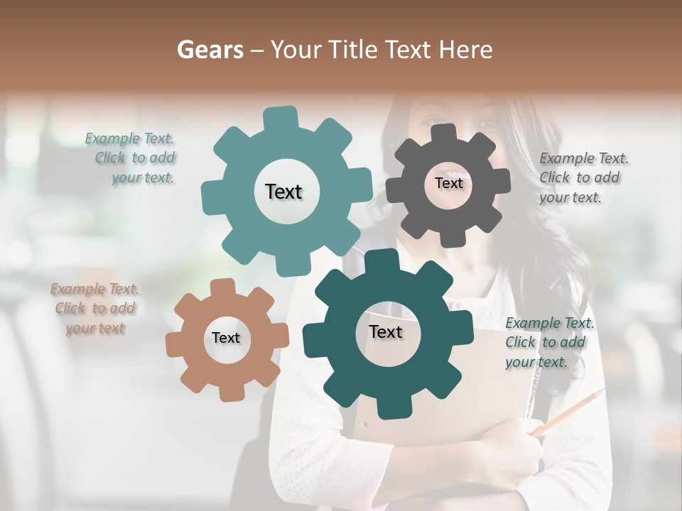 Books Teenager College PowerPoint Template