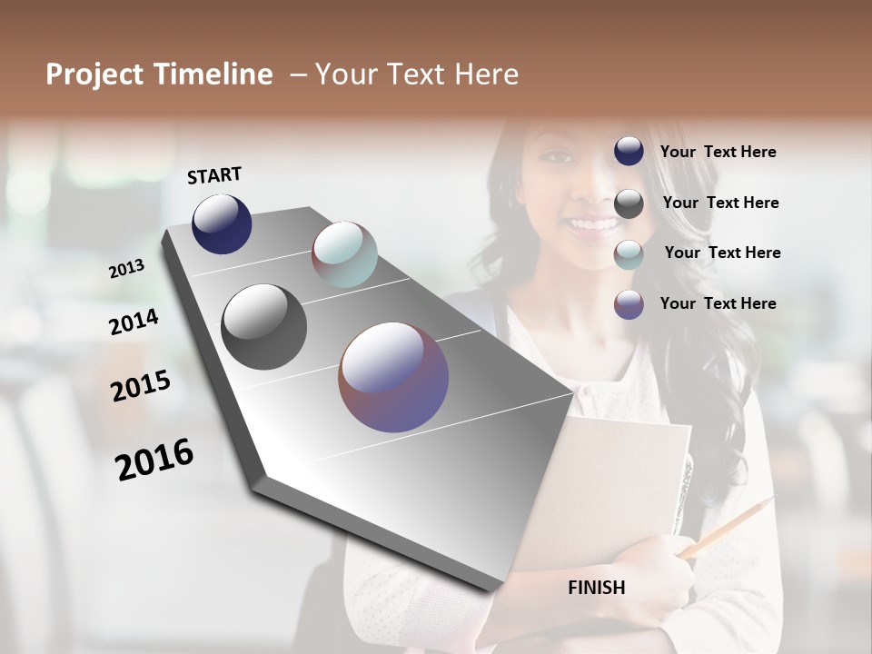 Books Teenager College PowerPoint Template