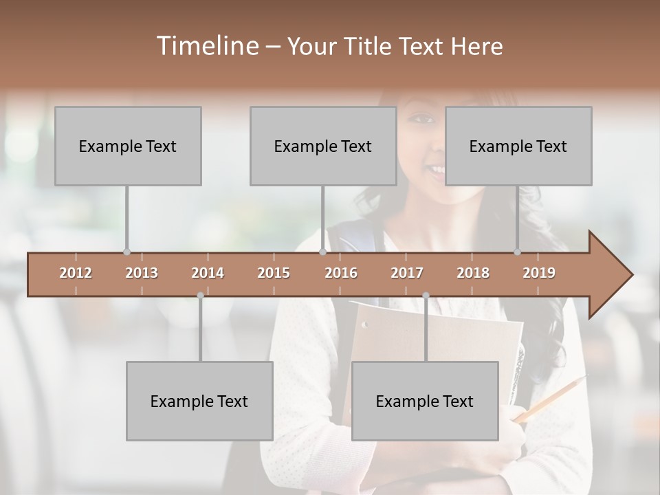 Books Teenager College PowerPoint Template